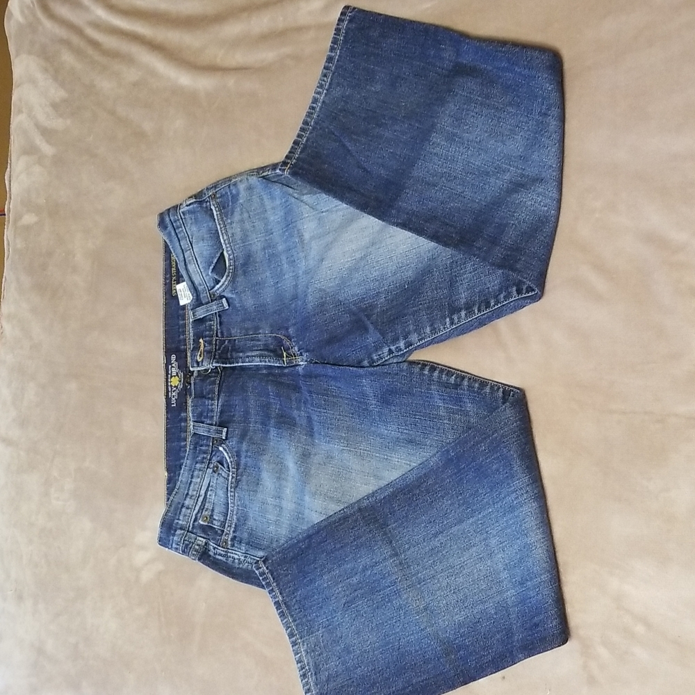 Lucky Brand sweet n low straight crop jeans